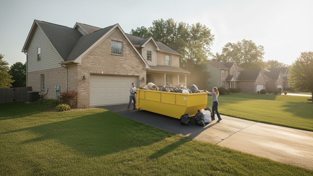 don’t image A 20 yard dumpster rental in Indianapolis is perfect for home cleanout projects.